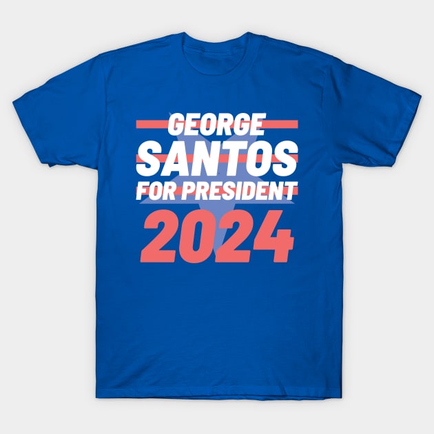 George Santos for President 2024 T-Shirt by BuzzBenson